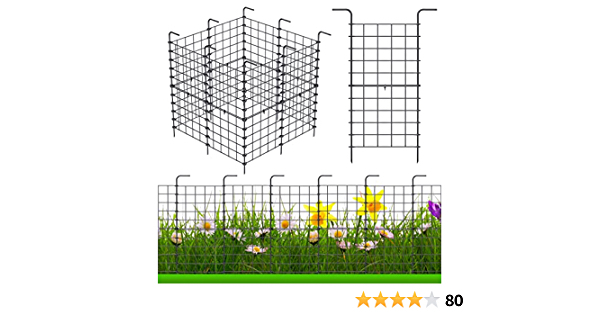 Decorative Garden Fence Outdoor 24in x 11ft RustProof Landscape ,Border ,Patio, Flower Bed, fence sections - $24.99(Excl. tax)