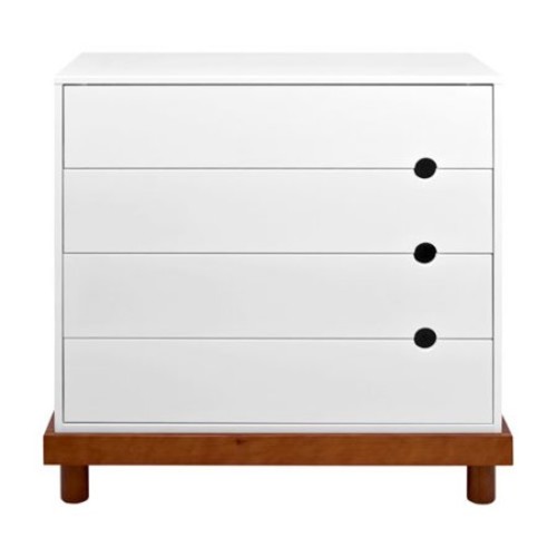 Baby Mod Olivia 4 Drawer Dresser Amber And White 108 57