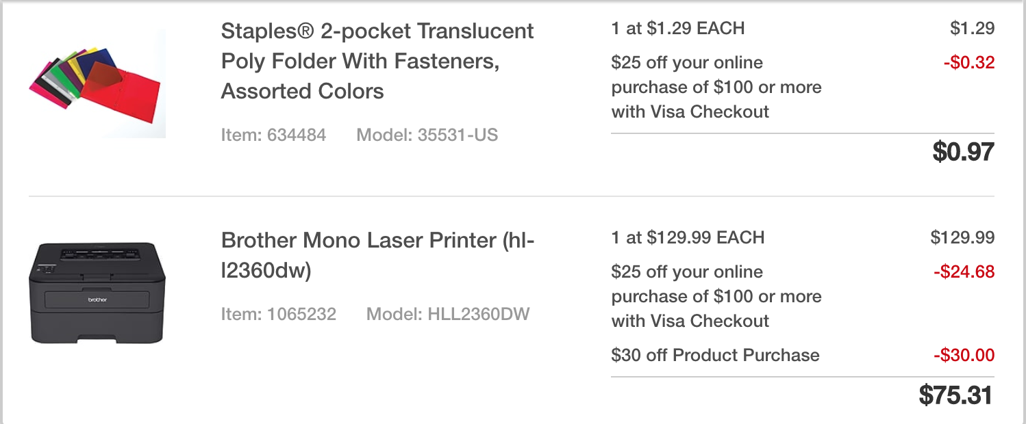 Brother Laser Printer Hl L2360dw 75 After Adding Filler Item