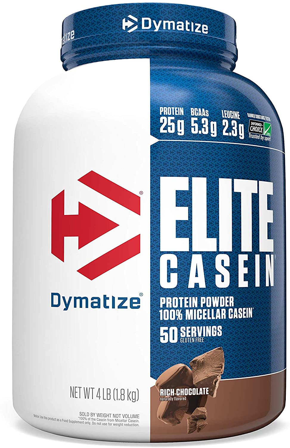 Dymatize Elite Casein Protein Powder 4lbs - Assorted Flavors