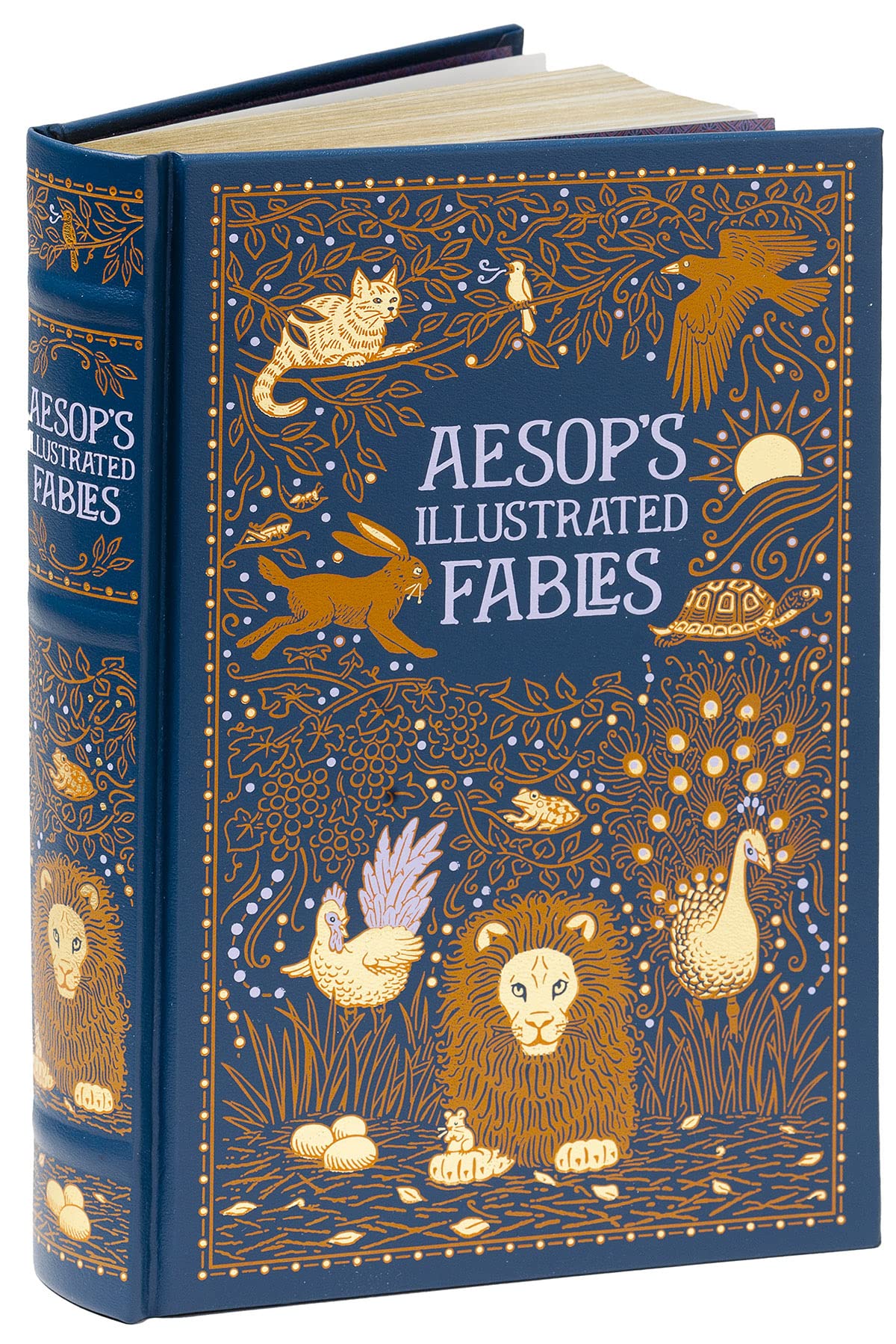 Aesops Illustrated Fables (Leatherbound Classic Collection) by Aesop (2013) Leather Bound $26