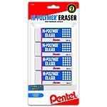Pentel® Hi-Polymer Erasers, White, Pack of 4 $2.19