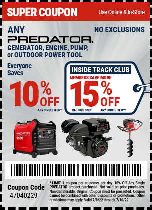 Harbor Freight Summer is heating up, Everyone saves, ITC ...