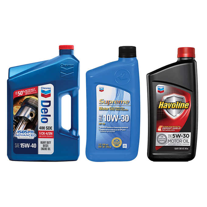 Costco B&M Chevron 10w-30 & 5w-30 conventional motor oil 12qts for $9.97 YMMV
