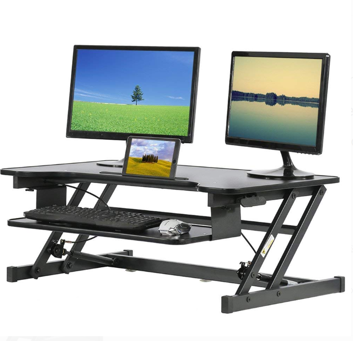 Standing Desk Height Adjustable Stand Up Sit To Stand Desk
