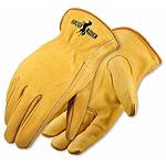 Pack of 12 Galeton Elastic Back Rough Rider Premium Leather Gloves (Medium) $31.44 + FS via Amazon
