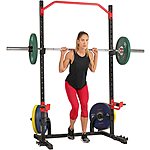 Sunny Health & Fitness Power Zone Squat Stand Rack Power Cage $180 + Free Shipping