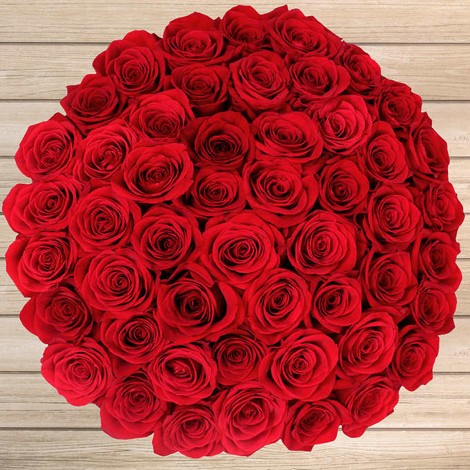 Valentine's Day 50 stem Red Roses for $50 @ Costco