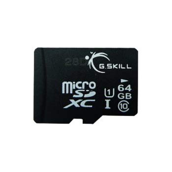 G.Skill 64GB Micro SDXC Flash Memory Card $7.49, G.Skill 32GB Micro SDXC Flash Memory Card $4.99 @ Amazon