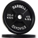 Pair 2" 45-Lb BalanceFrom Classic Cast Iron Weight Plates $90 + Free Shipping