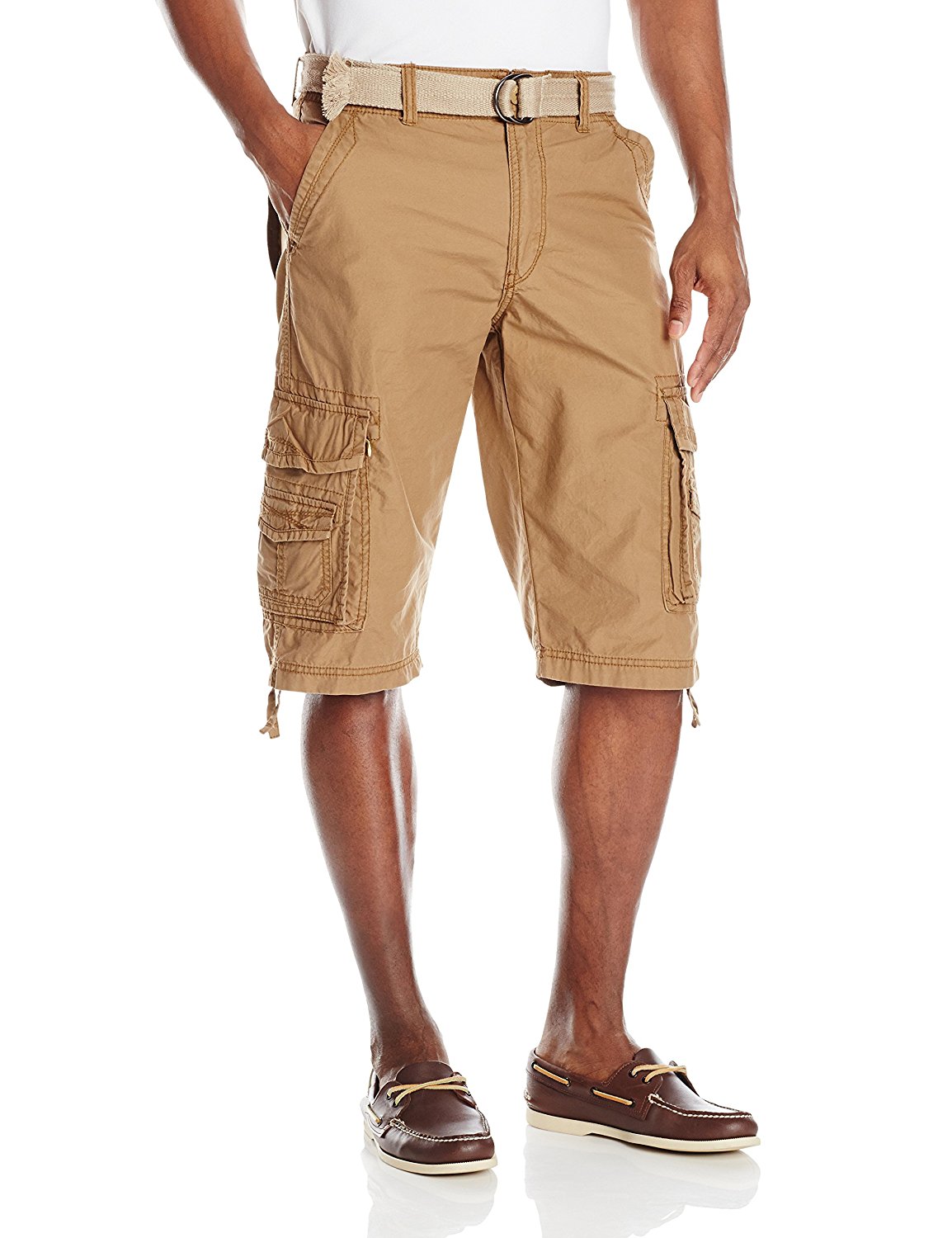 Amazon - Unionbay Men's Cordova Belted Messenger Cargo Short - Field Color - $7.82 - Size 50