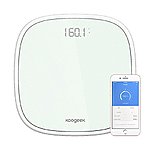 $23.19 Koogeek Smart Body Scale Bluetooth 4.0 Digital Body Weight Scale &amp; Body Composition Monitor with Fitness App, Baby Weighing, 16 Users Recognition