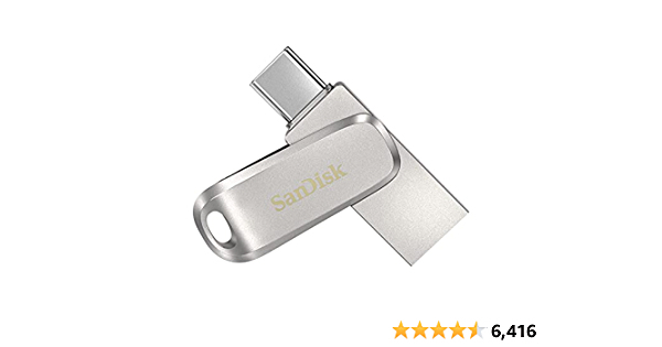 SanDisk 128GB Ultra Dual Drive Luxe USB Type-C - $19.79