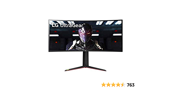 LG 34GN850-B 34 Inch 21: 9 UltraGear Curved QHD (3440 x 1440) 1ms Nano IPS Gaming Monitor with 144Hz and G-SYNC Compatibility - Black (34GN850-B) - $739