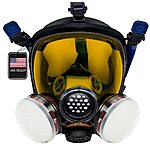 Full Face Organic Vapor, Chemical, &amp; Particulate Respirator - 50% off on Amazon $60 + Free Shipping w/ Prime or on $35+ $64.93