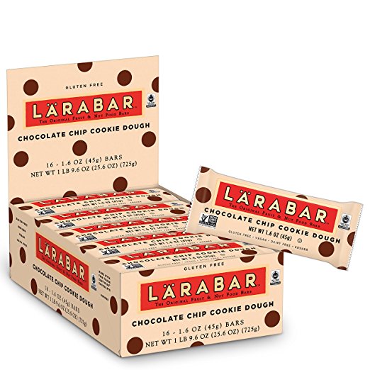 16 Count Larabar Gluten Free Bars Chocolate Chip Cookie Dough 8 02