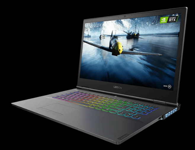 Lenovo Legion Y740 17in  -  Intel Core i7-9750H - RTX 2070 - 1TB 7200 RPM + 512GB Solid State Drive PCIe - 16GB ram