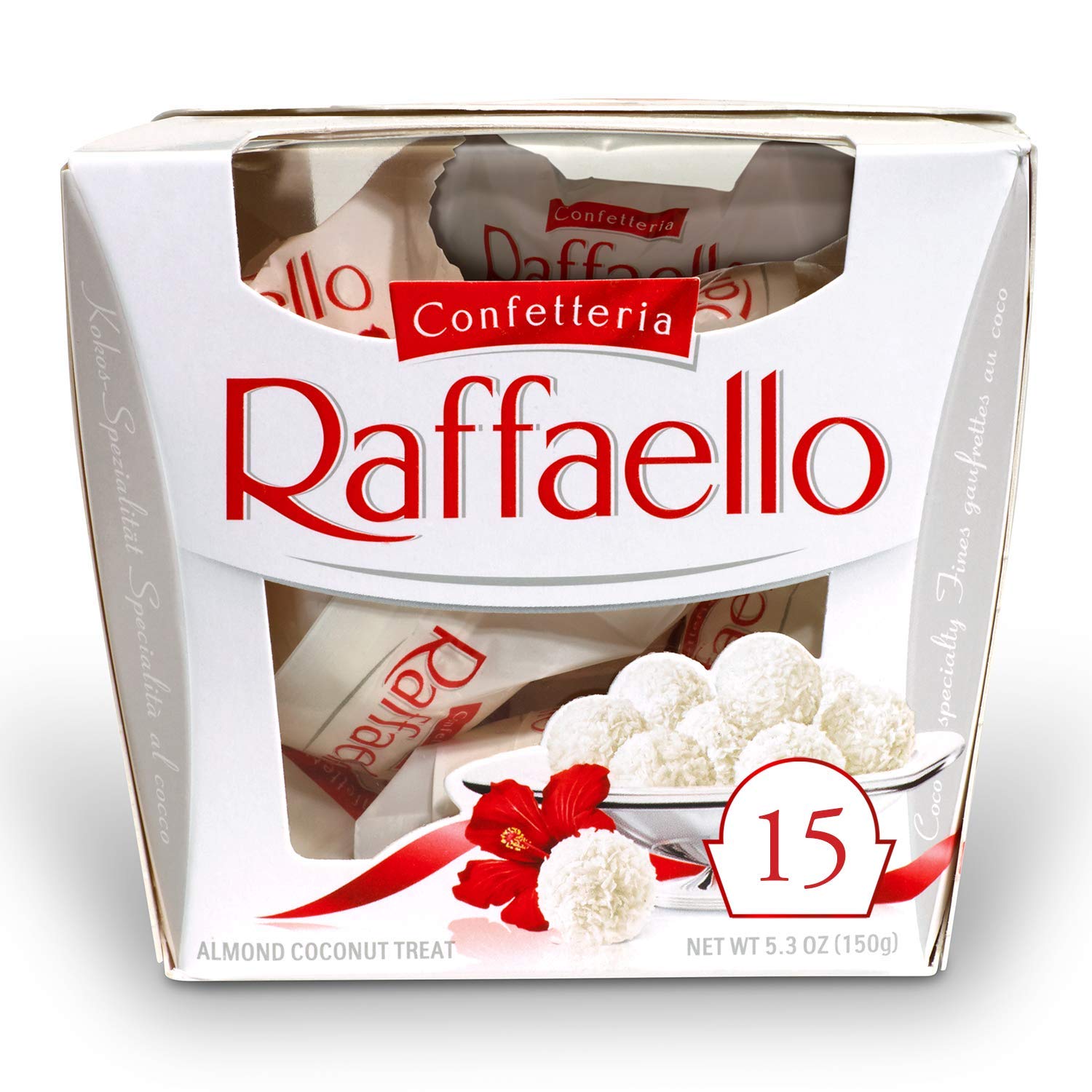Amazon.com | Ferrero Raffaello Almond Coconut Candy, 15 Count, Pack of 6 Gift Boxes - $17.00 (FS w/Prime or $25+)