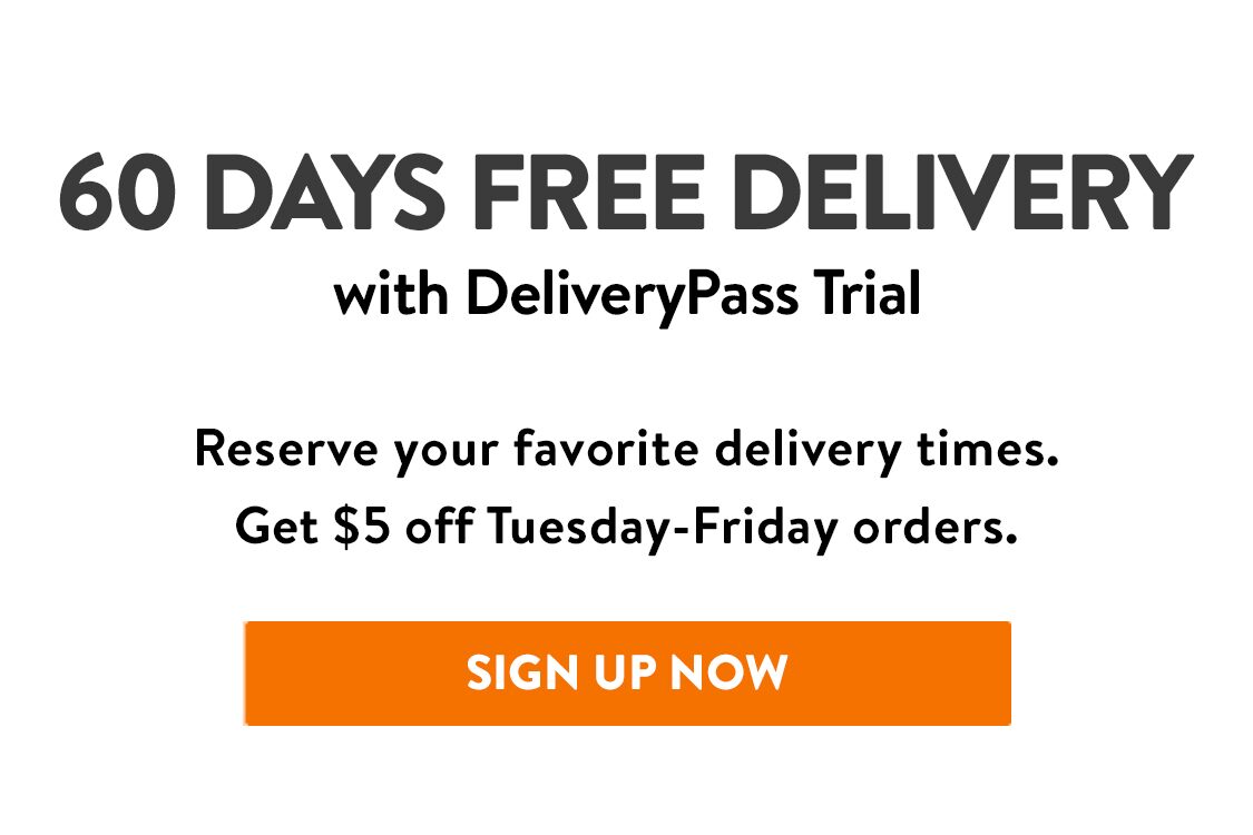 Fresh Direct Delivery Pass- Get Free Delivery for 60 Days $0.01