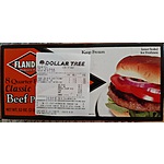 Flanders Beef Patties - Package Of Eight Quarter Pound Patties - $1.25 @ Dollar Tree - In Store Only