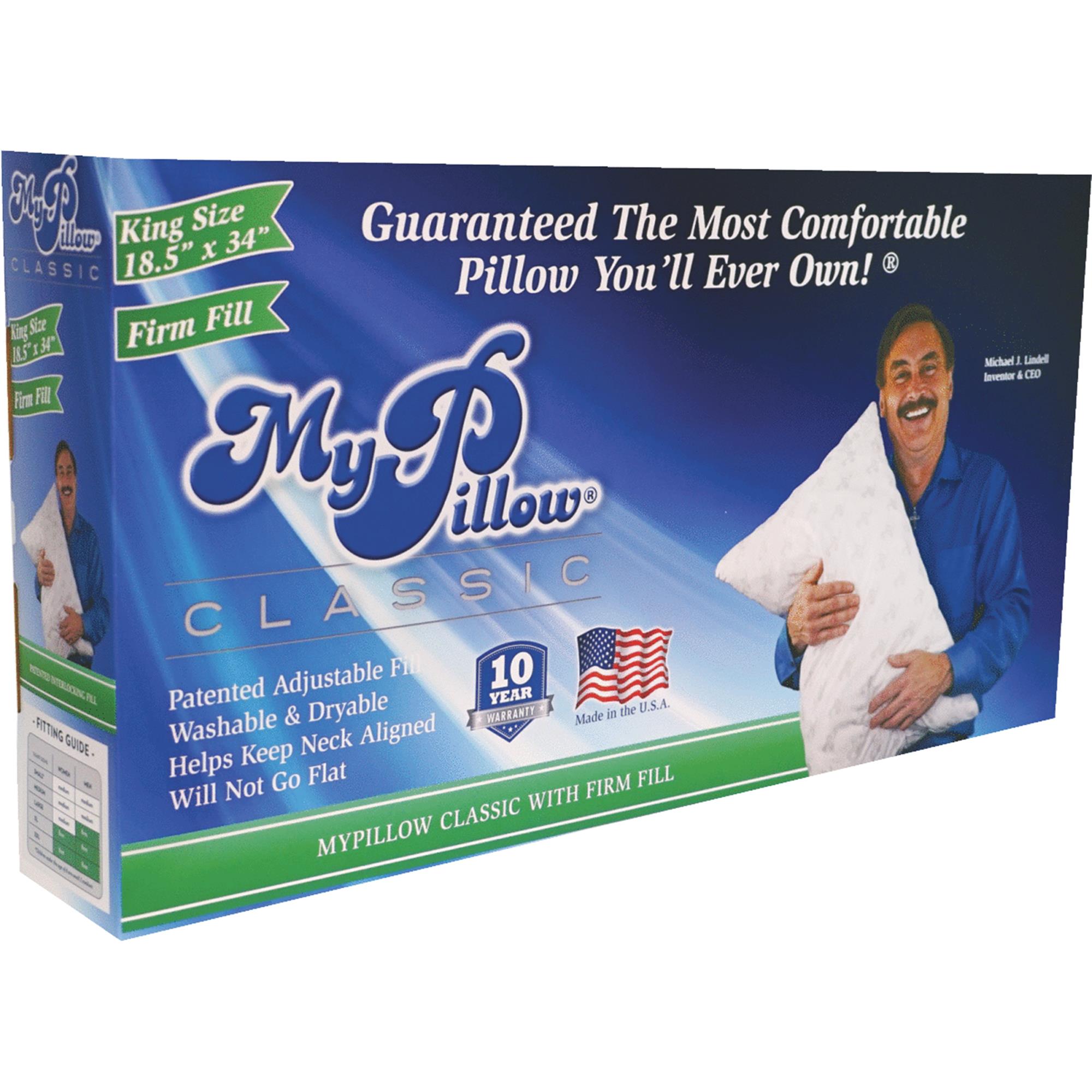 Mypillow King Classic Firm Support Pillows As Low As 13 Each