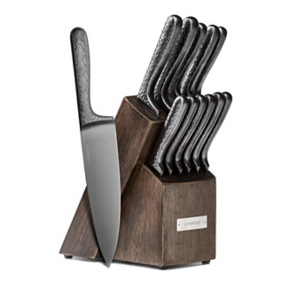 Cambridge Silversmiths Cambridge Nero 12-Piece Cutlery Set with Knife Block & Reviews - Flatware - Dining - Macy's - $84.99
