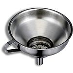 $2.50 — Stainless steel large funnel – for fryer oil, etc - Amazon $2.50 shipped a/c with prime
