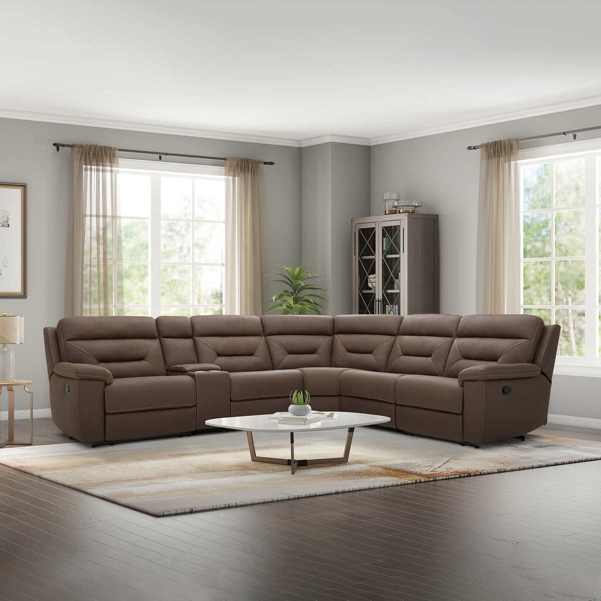 Costco Fletcher 6piece Fabric Reclining Sectional (999.99 + Free