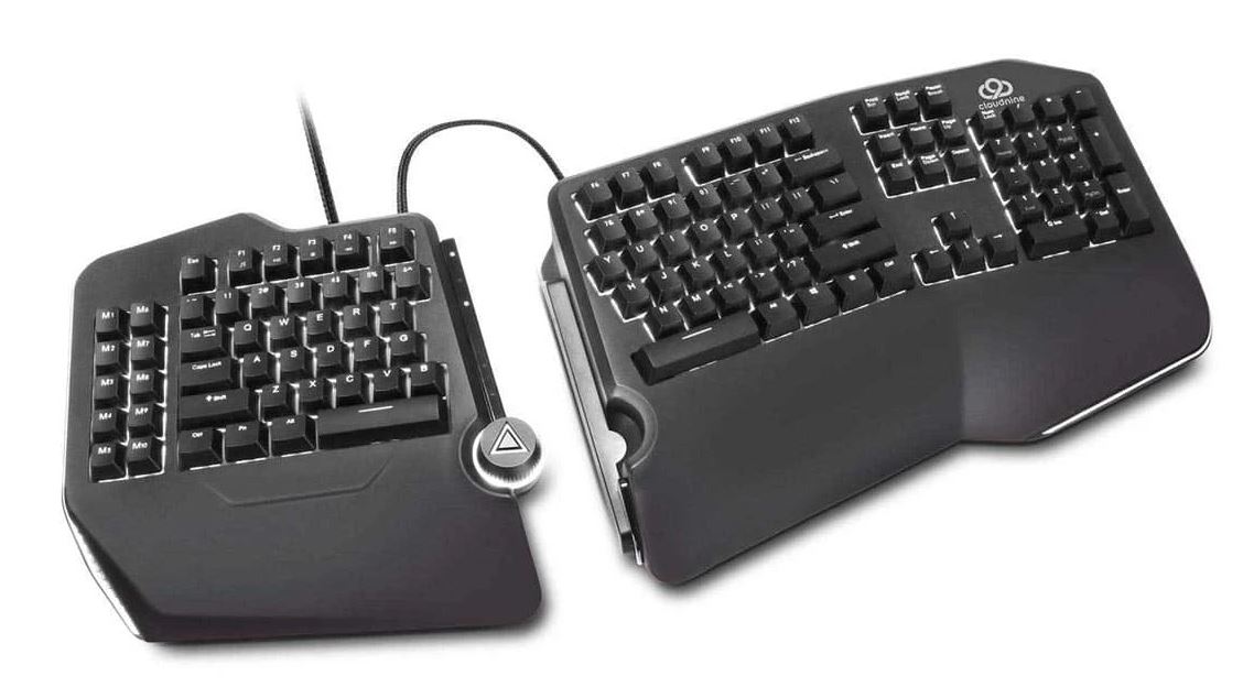Cloud Nine C989 ErgoFS Ergonomic Mechanical Split-Keyboard (15% off), free shipping, 45 day free returns $153
