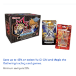 Yu-Gi-Oh! and Magic the Gathering trading cards (Save up to 45%)