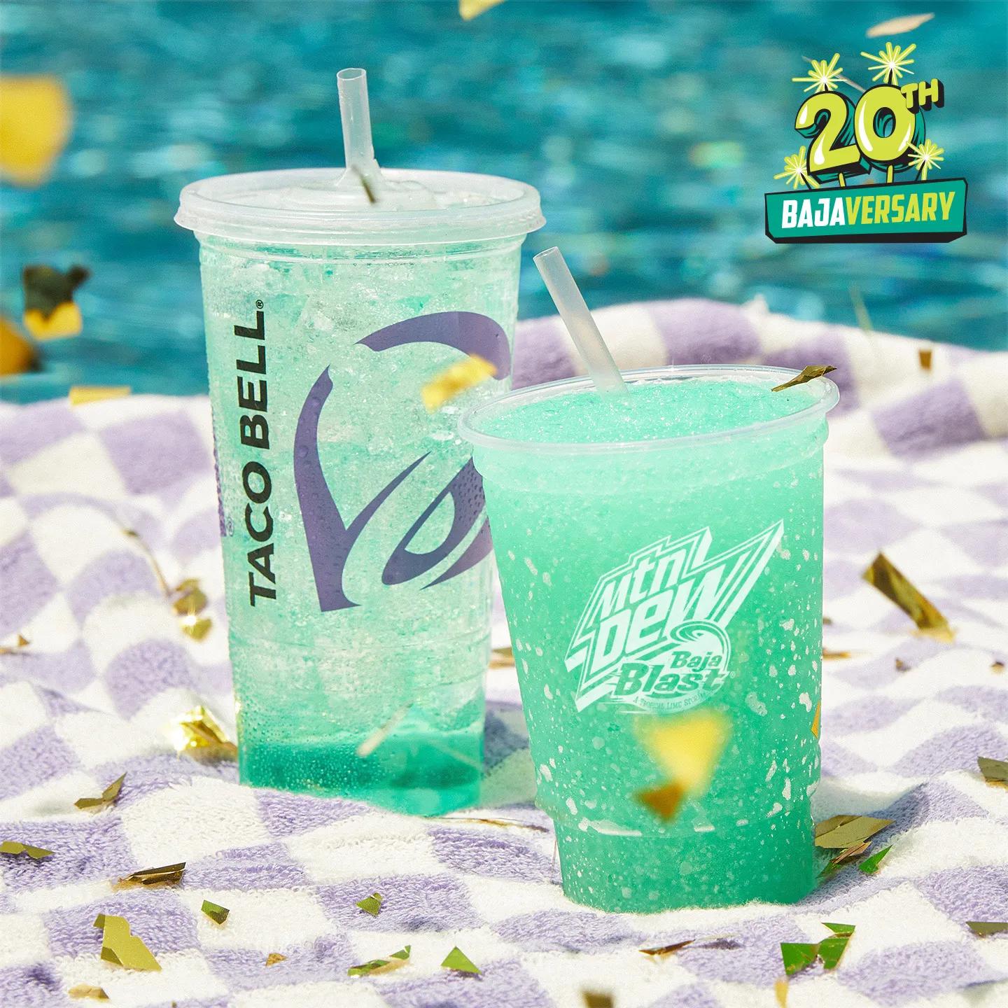 Taco Bell: Regular Mtn Dew Baja Blast Freeze or Medium Baja Blast