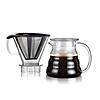 $12.99: 20-Oz Bodum Melior Pour Over Borosilicate Glass Coffee Dripper with Carafe Lid and Stainless Steel Filter at Amazon