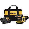$109.53: 20-Volt DeWalt Max XR 5&amp;quot; Brushless Cordless Random Orbital Sander w/ 2Ah Battery Kit (DCW210D1) at Amazon