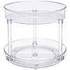 $7: Amazon Basics Lazy Susan Turntable Organizer, 9&amp;quot; Diameter, 2 Tier (Clear) at Amazon