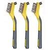 [S&amp;amp;S] $4.07: 3-Pack Amazon Basics Stainless Steel Mini Brushes, Soft Grip at Amazon