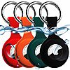 $3*: 4-Pack AirTag Silicone Holder w/ Keychain (Various Colors) at Amazon