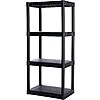 $16.88: Plano 4-Shelf Plastic Storage Shelves, 48&rdquo; x 23&rdquo; x 14&rdquo;, 200lb Capacity at Amazon