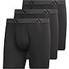 [S&amp;amp;S] $16.60: 3-Pack adidas Men's Microfiber Boxer Brief (Black/Onix Grey/Black) at Amazon