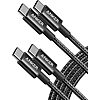 $12.99*: 5-Pack 6' Anker 60W USB-C to USB-C Charging Cable (Black) at Amazon