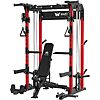 Lightning Deal: $454.63: MAJOR FITNESS F22 Multi-Functional Power Rack (Red, Rack with WB) at Amazon