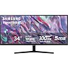 $219.99: 34&Prime; SAMSUNG ViewFinity S50GC Series Ultra-WQHD Monitor, 100Hz, 5ms (LS34C502GANXZA) at Amazon