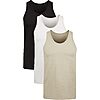 $10.99*: 3-pk Hanes Men's Originals Tagless Moisture-Wicking Tank Tops (White/Tan/Black) at Amazon