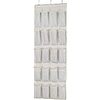 [Prime] $4.89: Amazon Basics 20 Large Pocket Over-the-Door Hanging Shoe Organizer (Grayish Tan) at Amazon