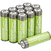 [Prime, S&amp;amp;S] $12.89*: 12-Pack Amazon Basics AA 2400 mAh Pre-Charged Rechargeable Batteries at Amazon ($1.07 each)