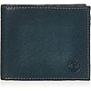 $8.44*: Timberland Men's Leather Wallet w/ Attached Flip Pocket (Navy Blue) at Amazon