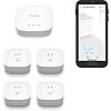 [Prime] $39.99*: YoLink Smart Home Starter Kit: Hub &amp;amp; 4-Pack Water Leak Sensor 4 at Amazon
