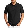 [Prime] $7.59*: Hanes Men's X-Temp Short Sleeve Midweight Polo Shirt (Black or White) at Amazon