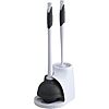 $5.97: Clorox Toilet Bowl Brush &amp;amp; Plunger Combo Set with Storage Caddy at Amazon