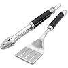 $24.99: Weber Precision Tongs &amp;amp; Spatula Grilling Tool Set (Stainless Steel) at Amazon