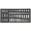 $279: 284-Piece CRAFTSMAN OVERDRIVE Gunmetal Chrome Mechanics Tool Set, Standard SAE/Metric Socket Set, with Hard Case (CMMT99284) at Amazon